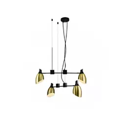 LUNA 111 LUSTER 4*E14 GOLD/BLACK