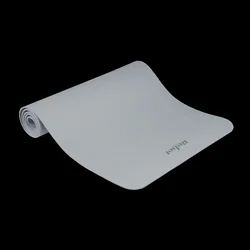 REBEL ACTIVE Strunjača (prostirka) za jogu, pilates i fitnes, 183x61 cm, debljina 1 cm, materijal TPE, siva boja, model RBA-3158-GY
