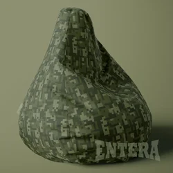 ENTERA Lazy bag - Vojnički, maskirni tamno zeleni dezen - 032