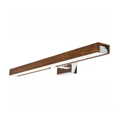 Brilagi-LED kupatilsko osvetljenje za ogledalo WOODY MIRROR, LED 12 W, 230 V, IP44, hrast/hrom