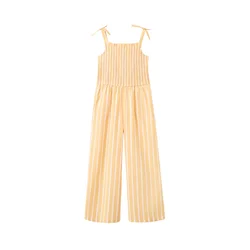 MANGO KIDS Kombinezon Sunny rumena / bela