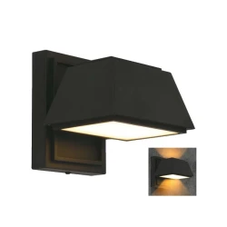 LED spoljašnje zidno svetlo LED/15W/230V IP65 3000K crna