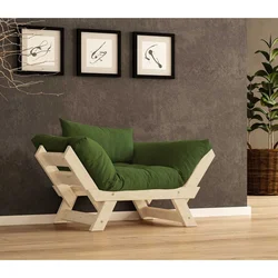 HANAH HOME Garden 1-Seat Sofa Prirodno Zelena CPT8150 140