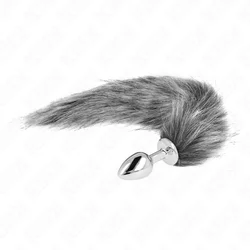 ANALNI ČEP Kink With Tail Grey (S)