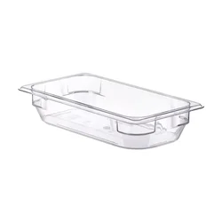 ARAVEN Gastronorm posoda GN 1/3, polikarbonat, globina: 65 mm, prostornina: 2,4 L