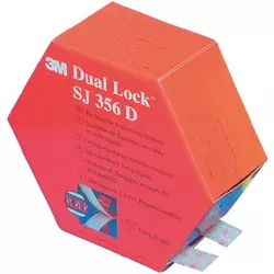 3M Sampljepljiva traka s čičkom s gljivastim glavicama Dual Lock Spenderbox SJ 356D 3M (D x Š) 5 m x 25 mm prozirna 1 par