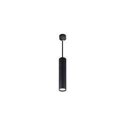 Luster na sajli KARADON 1xGU10/30W/230V, 60 cm, crni