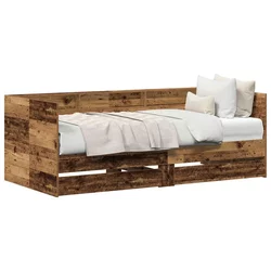 Krevet na dan Staro drvo 90 x 190 cm Konstruirano drvo