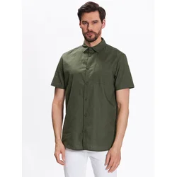 INDICODE Srajca Glow 20-316 Zelena Regular Fit