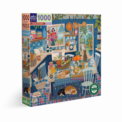 eeBoo - Puzzle Modra kuhinja - 1 000 kosov
