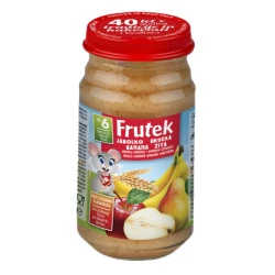 Frutek kašica jabuka, kruška, banana i žit. 190g
