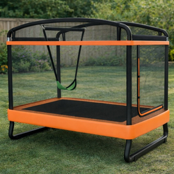 Fun Flip dečija trambolina sa ljuljaškom 122 × 183 cm ( FF-ORG-55 )