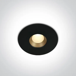 UGRADBENA SVJETILJKA LED COB 8W WW 36deg IP54 230v DARK LIGHT CRNA