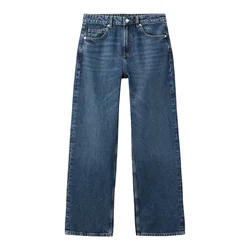 MANGO Kavbojke RIVER moder denim
