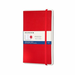 Moleskine pametni blok Paper Tablet L01, s pikami, rdeč