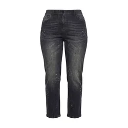 Ulla Popken Kavbojke črn denim