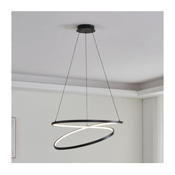 Eglo 901138 - LED luster na sajli RUOTALE LED/42W/230V 3000K crna