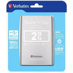 Verbatim HDD 2TB 3.0 Sivi