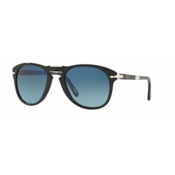 PERSOL Limited Edition Steve McQueen Sklopive muške naočare za sunce 0PO0714SM 95S3 54, Polarizovane, Crne