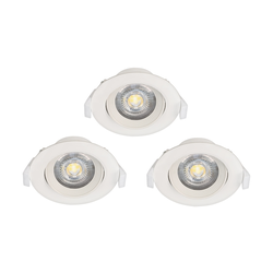 Eglo 32896 - Set od 3 ugradnih svetala SARTIANO LED/5W/230V