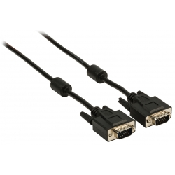 VALUELINE VGA-kabel: VGA muško– VGA muško, 5m, crni
