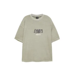 Pull&Bear Majica NIRVANA ONE DOLLAR svetlo bež / kaki / oliva / temno zelena