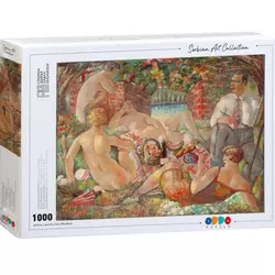 Sava Šumanović - Doručak na travi Puzzla Serbian Art Collection