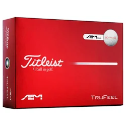 Golf žogice Titleist TruFeel White AIM