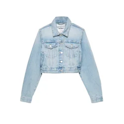 Pull&Bear Prehodna jakna svetlo modra