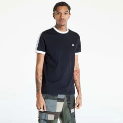 Majice FRED PERRY Taped Ringer T-shirt Black XL