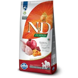 N&D Suva hrana za pse Pumpkin Quail&Pomegranate Medium&Maxi, 12kg