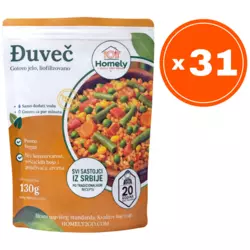 Homely Đuveč 130g, 31 komad