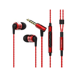 SoundMAGIC E80C In-Ear slušalice headset, crvena