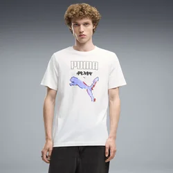 Graphics Cyber PUMA Tee Men, Clothing, White, L