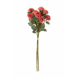 Umetni šopek J-Line Bouquet Rose 12-pack