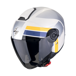 SCORPION Exo-city ii blur white-silver-yellow