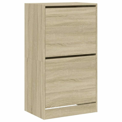 Ormarić za cipele s 2 ladice boja hrasta 60 x 42 x 108 cm