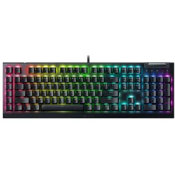 RAZER mehanska gaming tipkovnica BlackWidow V4 X (rumena stikala, US, SLO gravura)