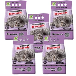 Super Benek Standard sivkasto mačje pesek 5x5l