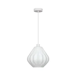 Luster na sajli CARSON 1xE27/40W/230V bela