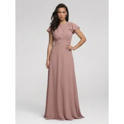 Tfnc London Ženska haljina Farah, Maxi, Prljavo roze
