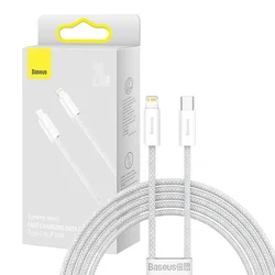 BASEUS Dynamic Fast kabel z USB Type-C za iPhone Lightning 2 m 20 W bele barve CALD000102