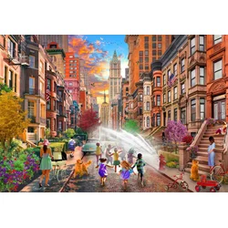 BlueBird - Puzzle Vroči poletni dnevi NYC - 1 000 kosov
