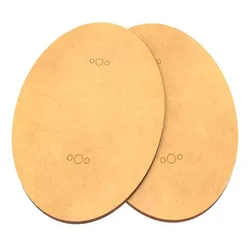 MDF Oval Base - 150x95mm (Pack x2)