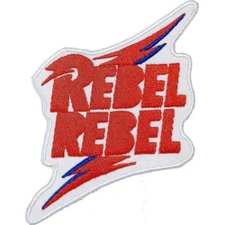 David Bowie Rebel Rebel Našitek za šivanje 90 x 75 mm