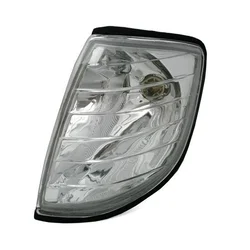 OEM Kristalni migavci Mercedes W140, Hrom