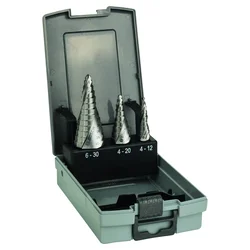 Bosch 3-delni set stepenastih burgija HSS 2608587426, 4-12; 4-20; 6-30 mm