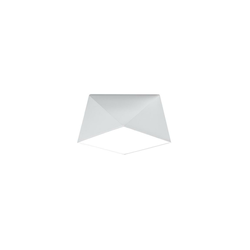 Sollux SL.0686 - Plafonska svetiljka HEXA 1xE27/60W/230V bela
