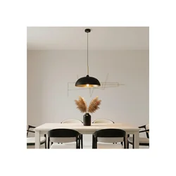 Brilagi - Luster na sajli ABRAHAM 1xE27/60W/230V pr. 35 cm crna