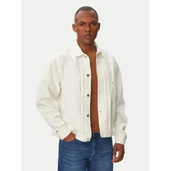 Tommy Hilfiger Jeans jakna MW0MW45096 Bela Regular Fit